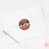 Grand Enchantment Trail Ronde Sticker (Envelop)