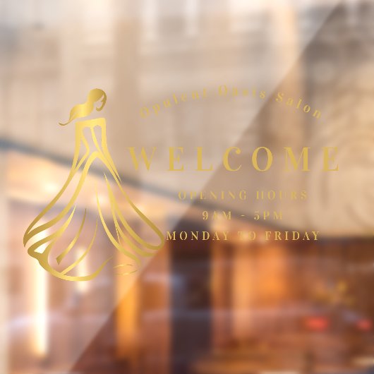 Grand Entree Luxe Raamsticker (Vel 2)