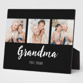 Grand Established Modern Script Black 3 Photo Fotoplaat (Zijkant)