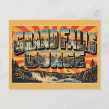 Grand Falls Gorge NB Waterval Rivierkloof Kunst