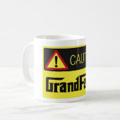 Grand Fart er Fathers Day Novelty Gift Koffiemok (Voorkant links)