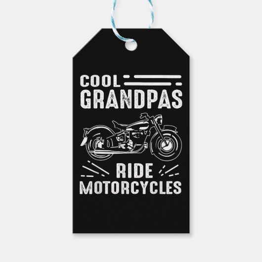 Grand Father Biker Cadeaulabel (Voorkant)