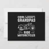 Grand Father Biker RSVP Kaartje (Achterkant)