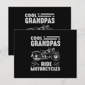 Grand Father Biker RSVP Kaartje (Voorkant / Achterkant)