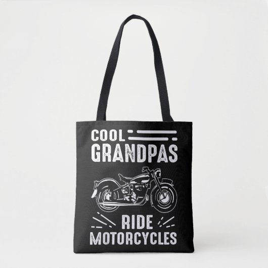 Grand Father Biker Tote Bag (Voorkant)