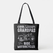 Grand Father Biker Tote Bag (Achterkant)