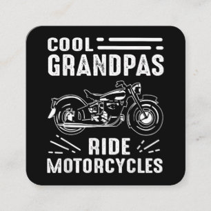 Grand Father Biker Vierkante Visitekaartje