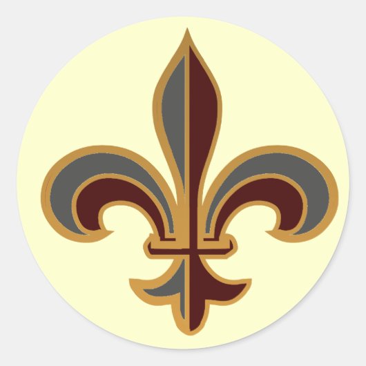 Grand Fleur-de-lis - Sticker (Voorkant)