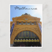 grand flinders street station briefkaart (Voorkant)