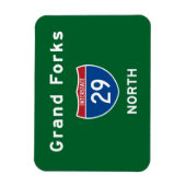 Grand Forks 29 Magneet (Verticaal)