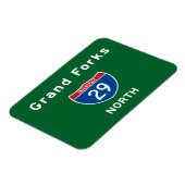 Grand Forks 29 Magneet (Linkerzijde)