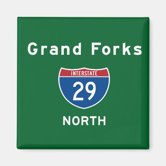 Grand Forks 29 Magneet (Voorkant)