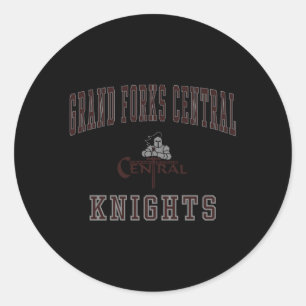 Grand Forks Central High School Ridders Ronde Sticker