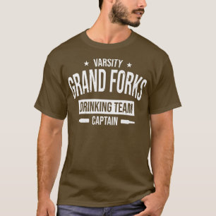 Grand Forks Drink kapitein North Dakota Bee T-shirt
