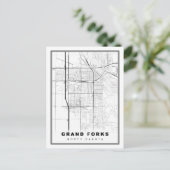 Grand Forks Kaart (Staand voorkant)