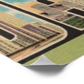 Grand Forks, North Dakota - Grote letter Poster (Hoek)