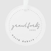 Grand Forks, North Dakota Travel Verenigde Staten Ornament (voorkant)