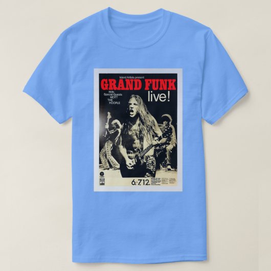 Grand Funk Concert T-shirt (Design voorkant)