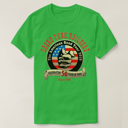 GRAND FUNK RAILROAD 25 T-SHIRT (Design voorkant)