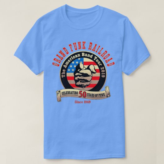 Grand Funk Railroad 65 T-shirt (Design voorkant)