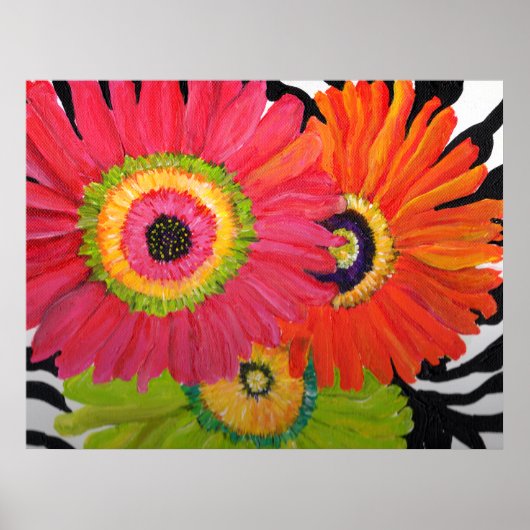 Grand Gerber Daisies Print (Voorkant)