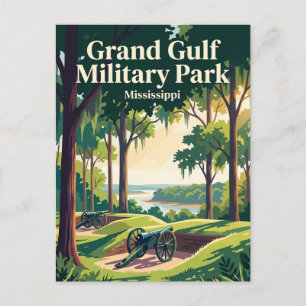 Grand Gulf Military Park Mississippi Briefkaart