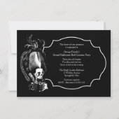 Grand Halloween Ball Masquerade Party Uitnodiging (Voorkant)