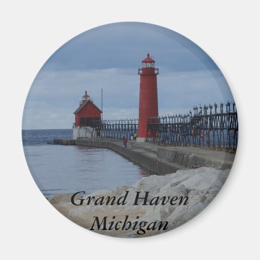 Grand Haven Lighthouders Magneet (Voorkant)