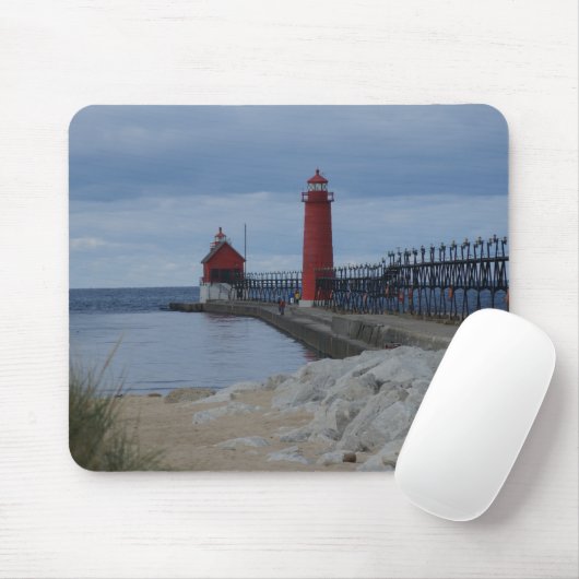 Grand Haven Lighthouders Muismat (Met muis)