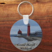 Grand Haven Lighthouders Sleutelhanger (Voorkant)