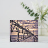 Grand Haven lighthouse and pier, Grand Haven Briefkaart (Staand voorkant)