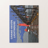GRAND HAVEN LIGHTHOUSE LEGPUZZEL (Verticaal)