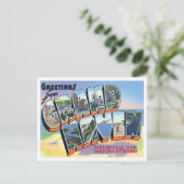 Grand Haven, Michigan  Big Letters Briefkaart (Staand voorkant)
