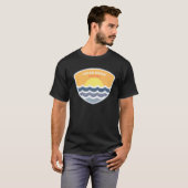 Grand Haven Michigan MI Sunset Vacation Souvenir T-shirt (Voorkant volledig)