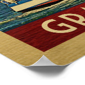 Grand Haven Poster Sailboot  Michigan (Hoek)