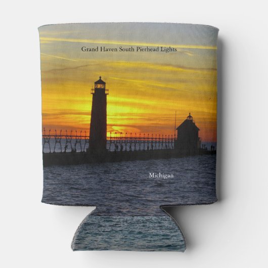 Grand Haven South Pierhead Lights koelbox Blikjeskoeler (Achterkant)