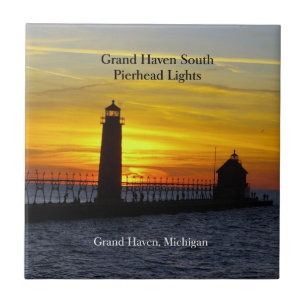 Grand Haven South Pierhead Tegeltje