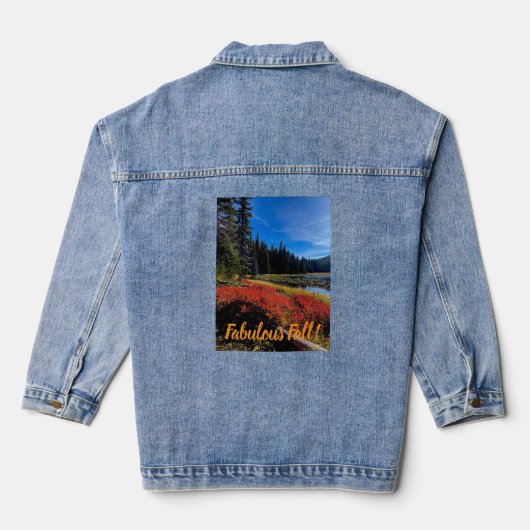 Grand Herfst Denim Jacket (Achterkant)