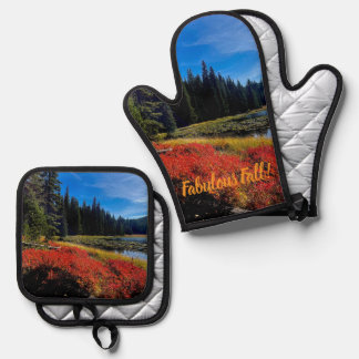 Grand Herfst ovenwanten Ovenwant & Pannenlap Set