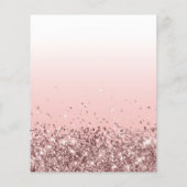 Grand Heropening Blush Pink Glitter Salon Flyer (Achterkant)