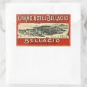 Grand Hotel Bellagio Rechthoekige Sticker (Tas)