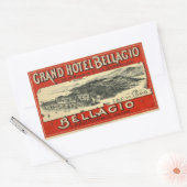 Grand Hotel Bellagio Rechthoekige Sticker (Envelop)