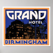 Grand Hotel Birmingham Poster (Voorkant)