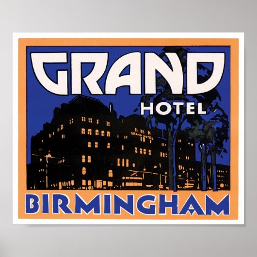 Grand Hotel Birmingham Poster (Voorkant)