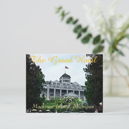 Grand Hotel Briefkaart (Staand voorkant)