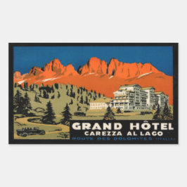 Grand Hotel Carezza Al Lago Rechthoekige Sticker