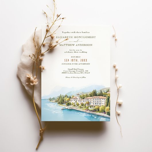 Grand Hotel Fasano Italië Trouwbestemming Kaart