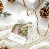 Grand Hotel Kersttrap Cadeaulabel