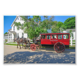 Grand Hotel Koets, Mackinac Island, Michigan Foto Afdruk
