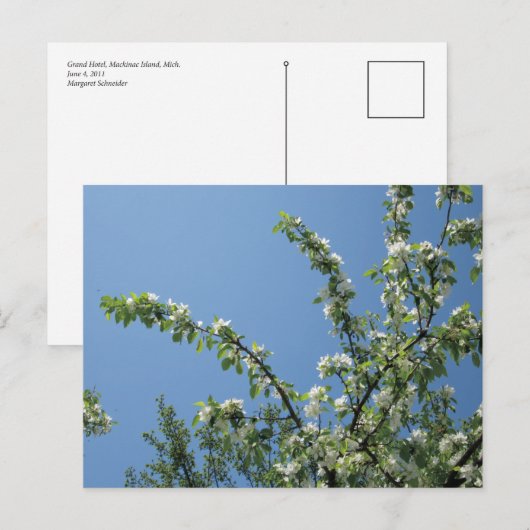 Grand Hotel, Mackinac Island, Mich. Briefkaart (Voorkant / Achterkant)